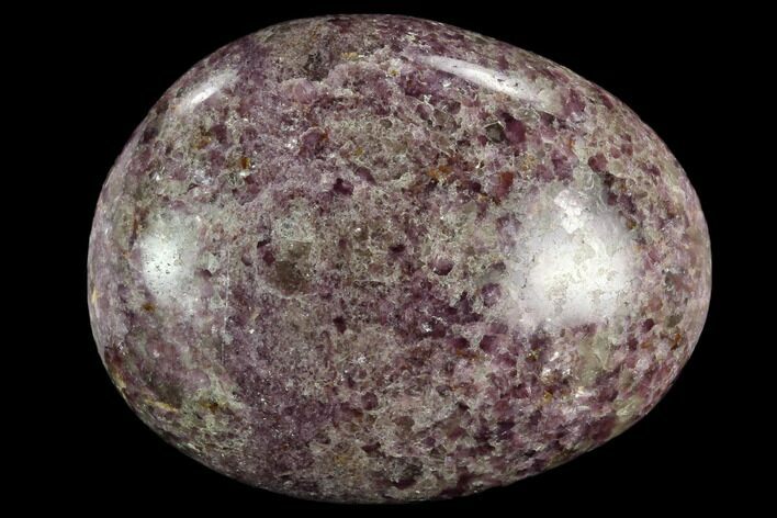 Sparkly, Purple Lepidolite Palm Stone - Madagascar #119300